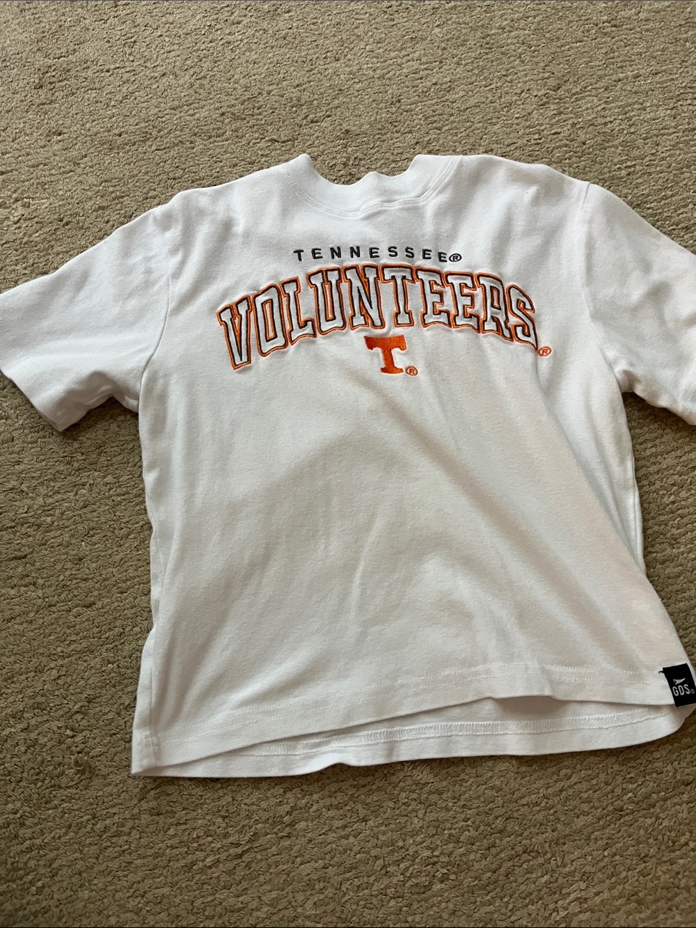 White Kids Short Sleeve Tee